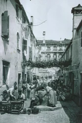 Straßenszene in Venedig